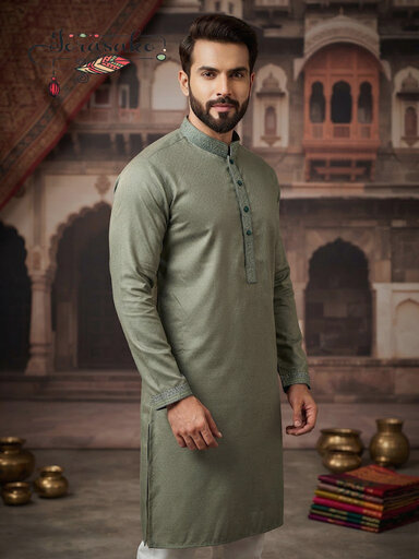 Saga Green Panjabi